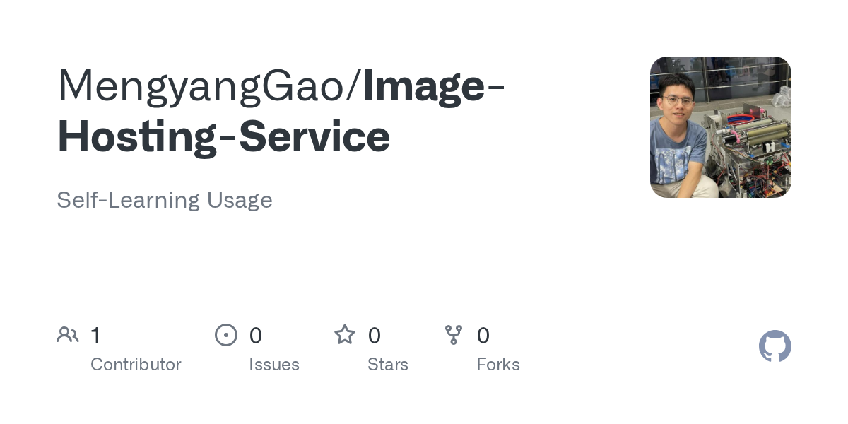 MengyangGao/Image-Hosting-Service cover